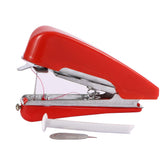 Leadigol Mini Sewing Machine, Portable Cordless Mini Hand-Held Sewing Machine Pocket-Sized Sewing Machine Manual Stitching Machine for Clothes Fabrics DIY Home Travel
